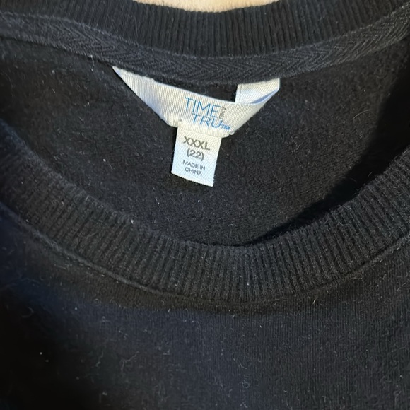 Time and tru 3x sweater with ruffle sleeves - Picture 3 of 3